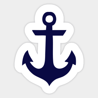 Blue Anchor Sticker